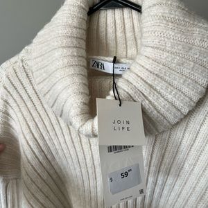 Zara Crop Knit Sweater